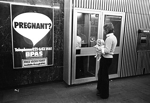 At the bus station, Birmingham  (1975)