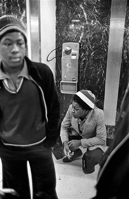 Young unemployed, Birmingham Bull Ring  (1974)