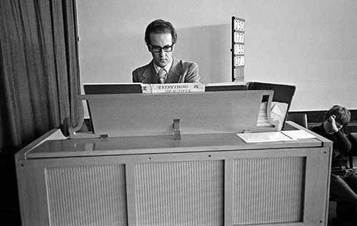 Organist at a Baptist church Wolverhampton  (1976)