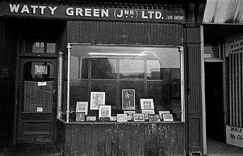 Betting shop exterior Birmingham  (1974)