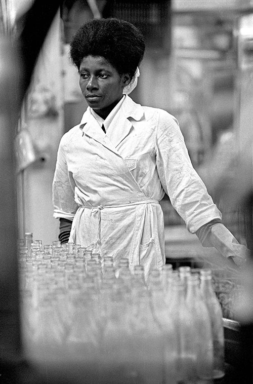 In the bottle cleaning department dairy Wolverhampton  (1977)
