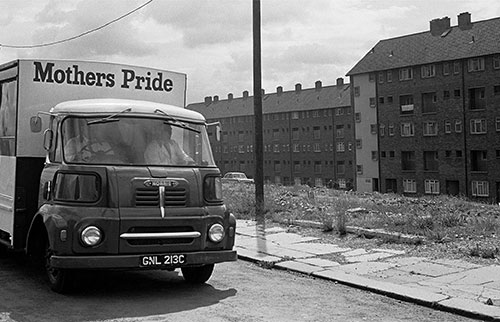 Bread delivery van Newcastle  (1970)