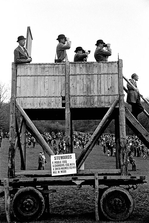 Stewards at a point to point meeting Herefordshire  (1967)