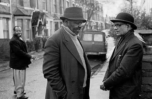 Street conversation Sparkbrook Birmingham  (1966)