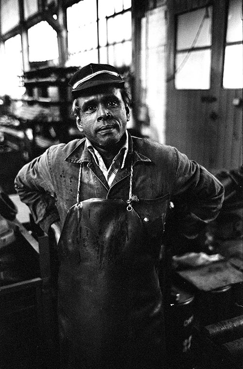 A greaser, Lee Howl pump factory Tipton  (1978)