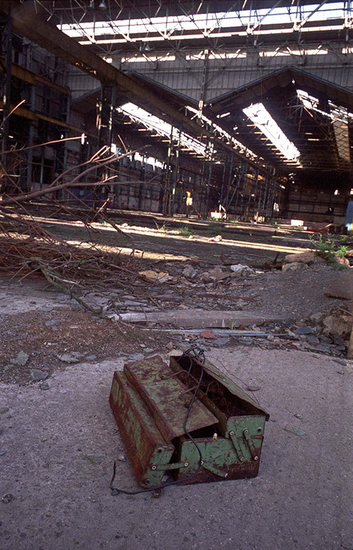 Abandoned new factory, Black Country West Midlands  (1999)
