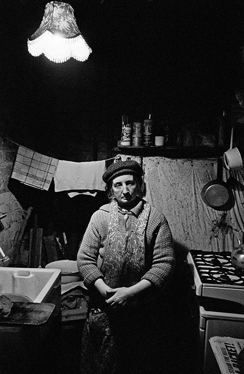 living in slum property, Hockley Birmingham  (1969)