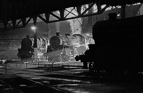 The last days of steam at the Oxley Engine sheds, Wolverhampton  (1967)