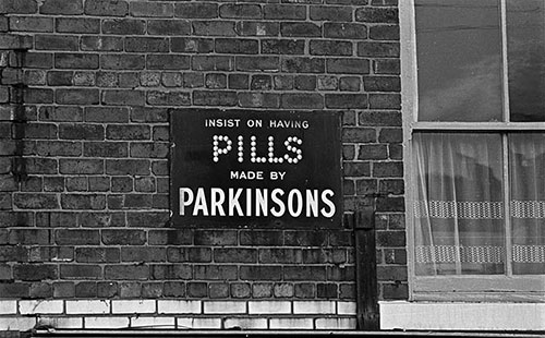 Sign for patent medicine, Hemsley S Yorkshire  (1974)