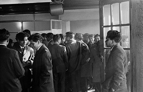 Queuing for the cinema, Newtown Palace Birmingham  (1968)