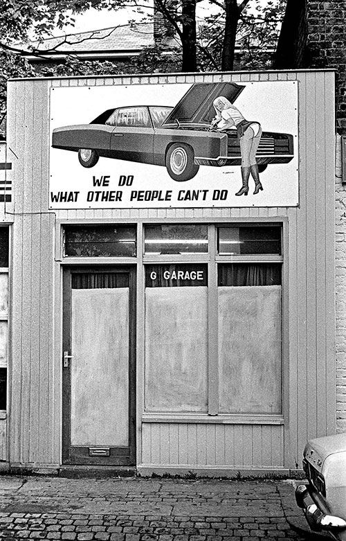 Painted sign Highbury London  (1975)