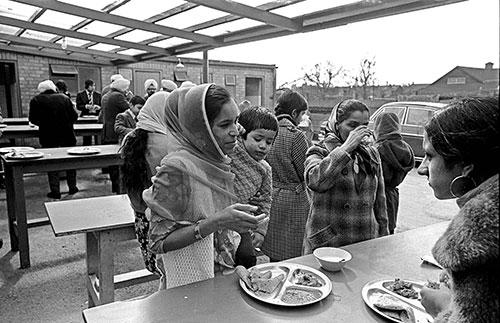 At the Sikh Langar Wolverhampton  (1976)