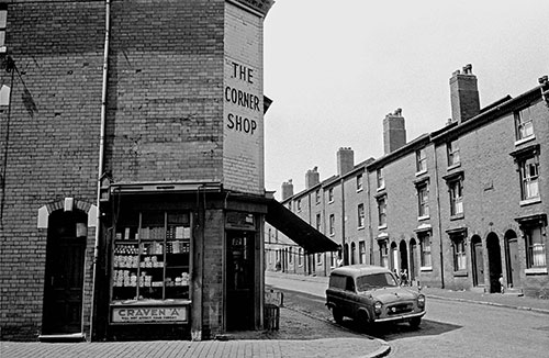 Corner shop All Saints Birmingham  (1968)