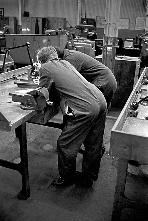 Apprentices at the GEC training school Witton Birmingham  (1966)