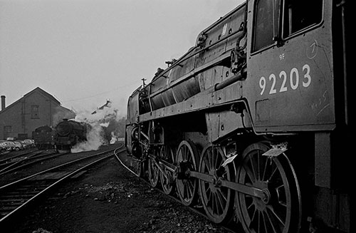 The last days of steam at the Oxley Engine sheds , Wolverhampton  (1967)