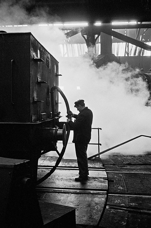 The last days of steam at the Oxley Engine sheds, Wolverhampton  (1967)