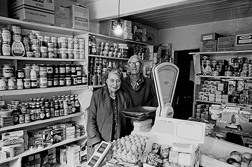 Corner shop Mossley Lancs  (1969)