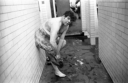 Pithead baths, Hemsworth colliery, S. Yorkshire