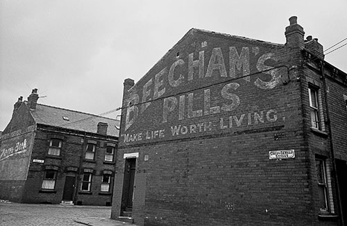 Painted sign, Leeds,  (1970)