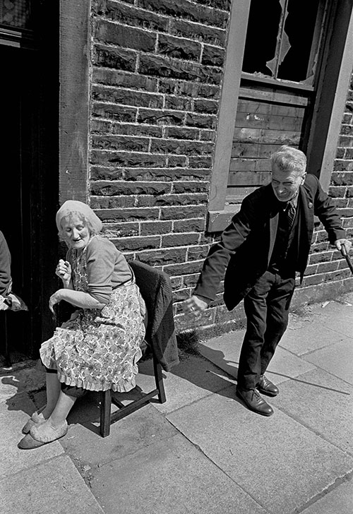 Sitting out on a Burnley street,  (1969)