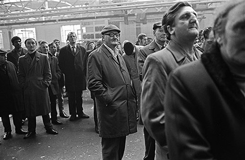 Norton motorcycles strike meeting Wolverhampton  (1976)