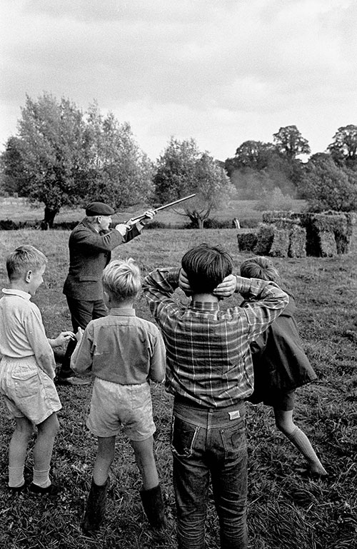 Clay pigeon shoot, Bromsgrove Worcs  (1967)