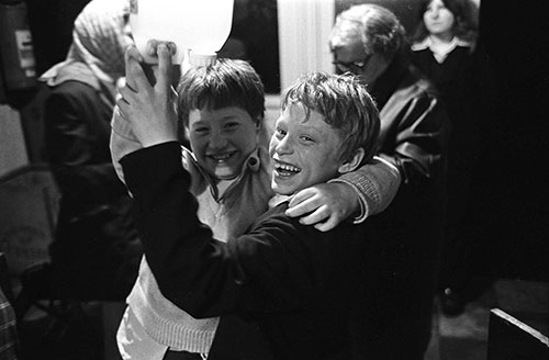 In a Newcastle youth club,  (1973)