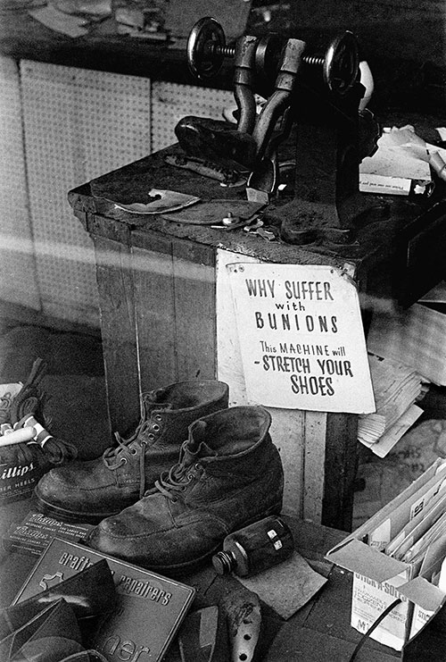 Cobbler's shop Burnley  (1969)