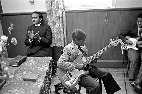 Guitarist at Episcopal church of Zion, Wolverhampton