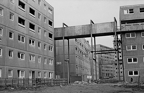 New development Killingworth New Town Northhumberland  (1975)