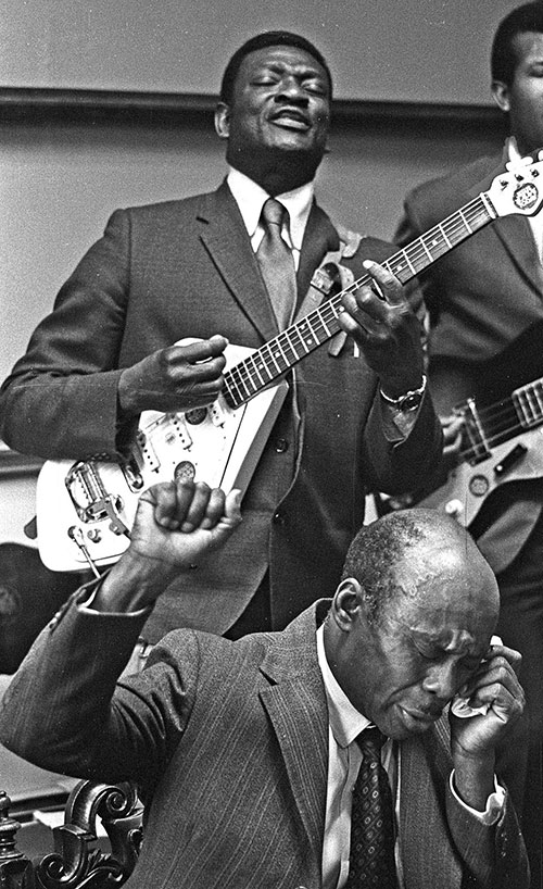 Music at Pentescostal church High Wycombe  (1974)