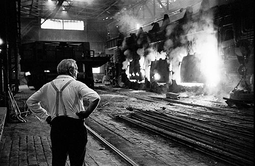 Blitz Barrington, furnace foreman Steel furnaces, British Steel Bilston  (1977)