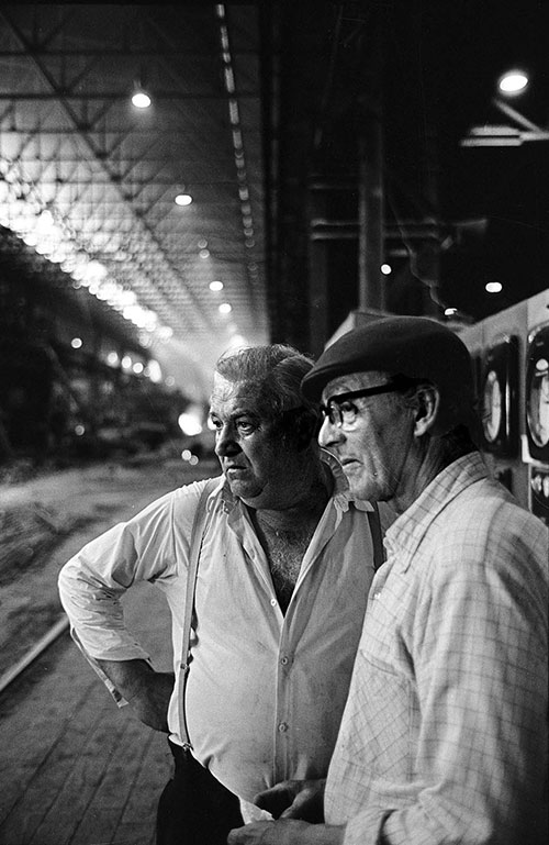 Steel furnace foremen, British Steel Bilston  (1977)