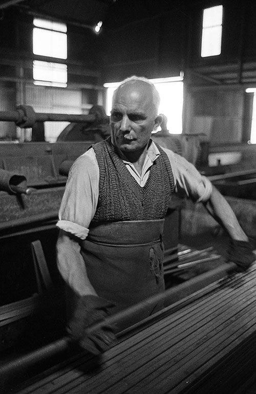 Steel rod sorter, rolling mills Birchley,  (1976)