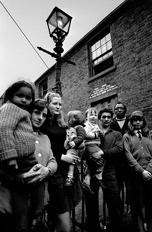 a group of neighbours, Ladywood Birmingham  (1968)