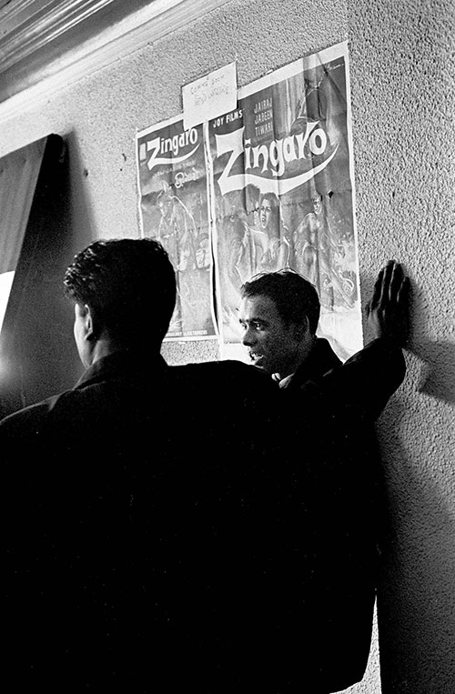 Waiting for the performance, Asian cinema Birmingham  (1968)