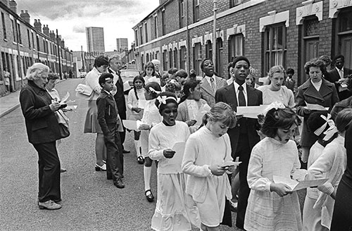 Methodist anniversary parade Wolverhampton  (1976)