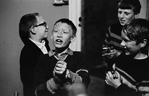 In a Liverpool 8 youth club ,  (1969)