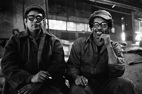 Colleagues at the blastfurnace,British Steel, Bilston  (1976)