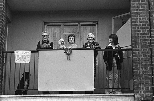 West Ham football supporters ,  (1976)