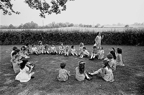 Primary school game, Wichenford Worcs  (1969)