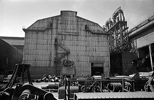 The rolling mills Bilston British Steel  (1977)