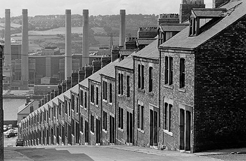 Street running down to the Tyne, Newcastle  (1970)