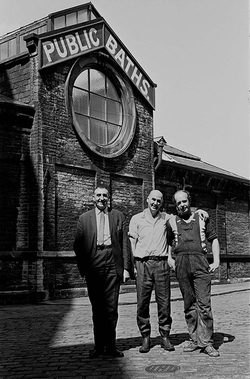 Workers at the Public Baths, Burnley  (1969)