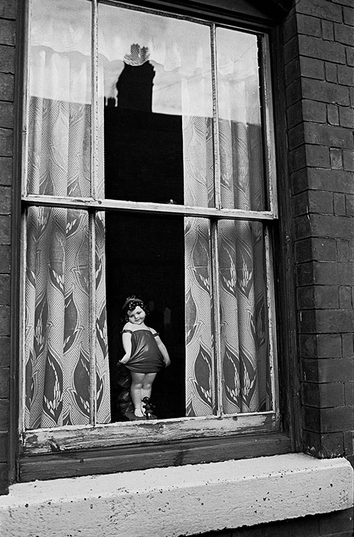 Front window of terraced house , All Saints Birmingham 1 (1968)