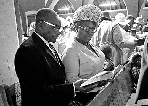 Congregation at New Testament church of God Wolverhampton  (1976)