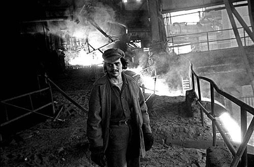Blast furnaceman British Steel Bilston  (1976)