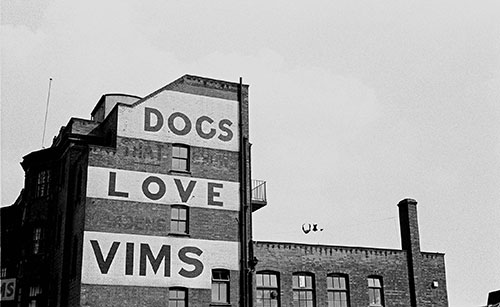 Factory sign, Greenwich, London  (1969)