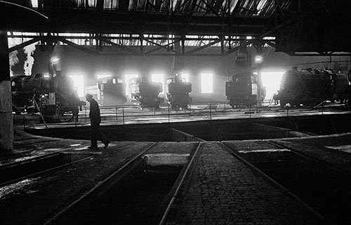 The last days of steam at the Oxley Engine sheds, Wolverhampton  (1967)