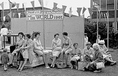 Miss World visits hospital fete, Bromsgrove  (1967)